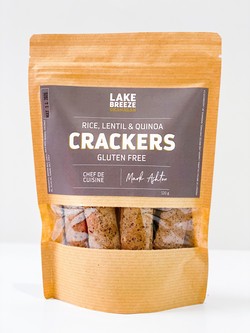 Rice, Lentil & Quinoa Gluten Free Crackers